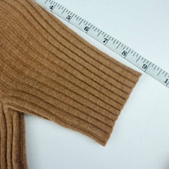 NWT Mollusk California Ribbed Knit Sweater Tee Women's Size XS Fawn Merino Wool - Picture 8 of 10